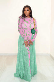 Green / Pink