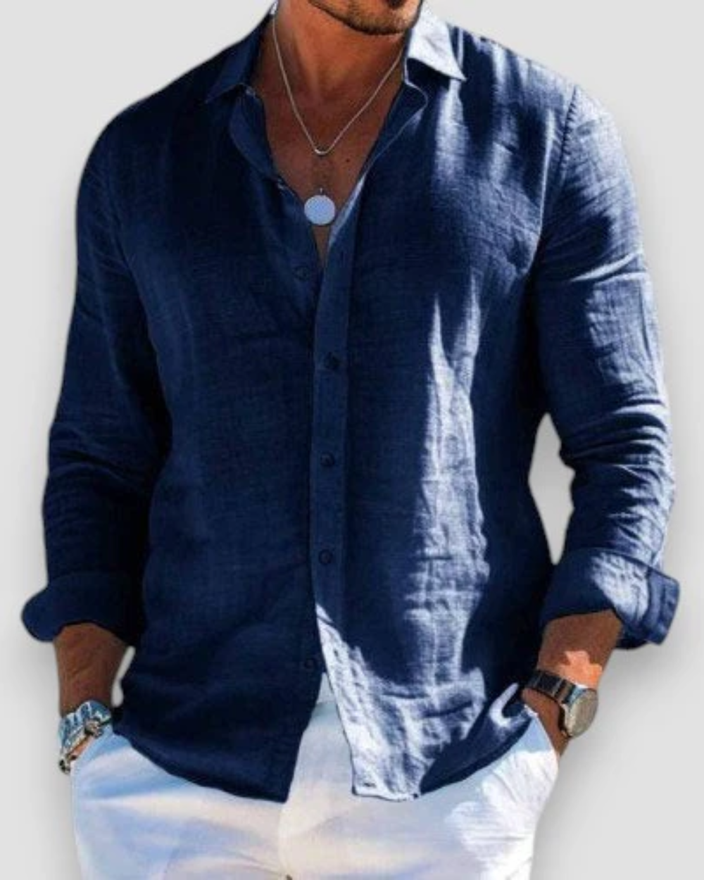 Connor - Casual Summer Long Sleeve Shirt