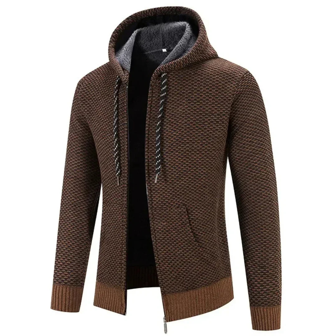 Lined Corduroy Hoodie