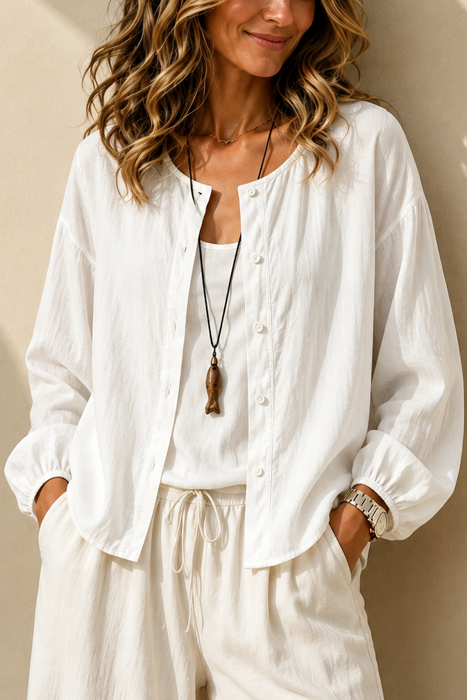 Sienna – Loose Fit Button-Down Shirt