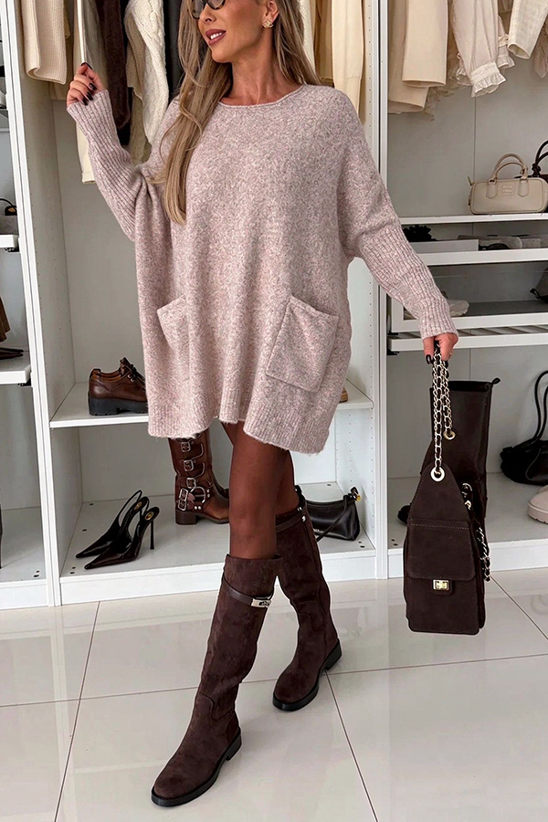 Saskia - Oversized Sweater-Dress