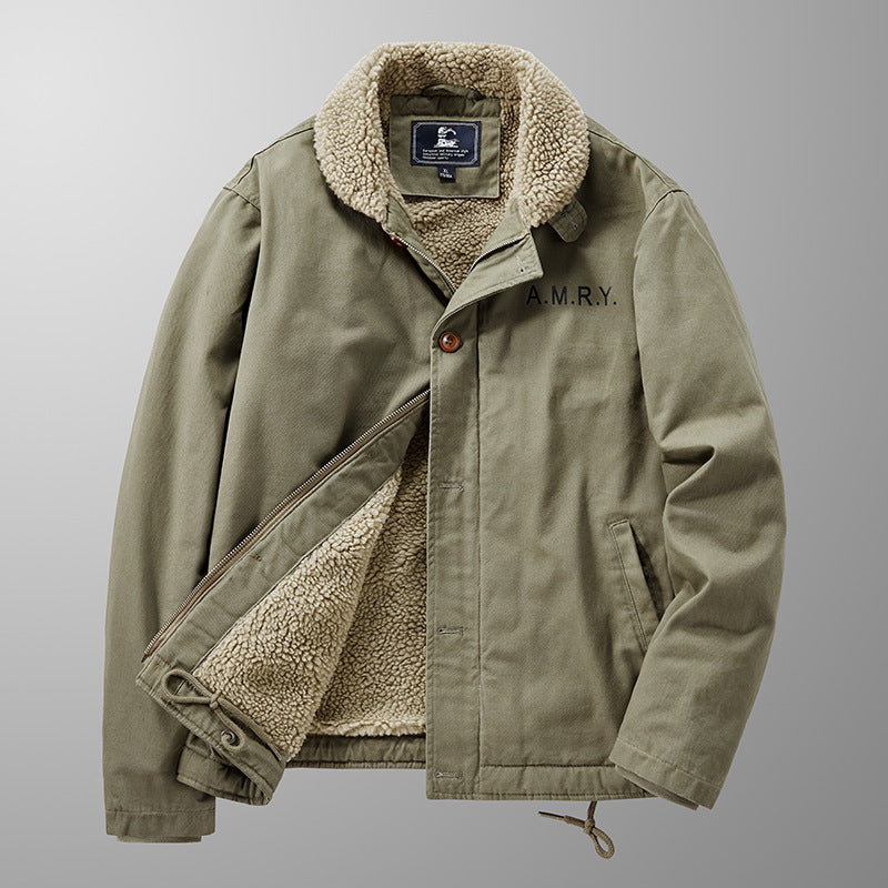 Fleece-Lined Corduroy Jacket