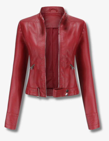 Modern Leather Jacket with a Minimalist Look