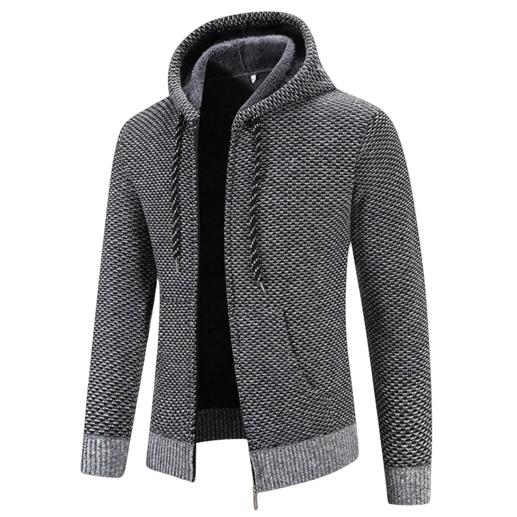 Lined Corduroy Hoodie