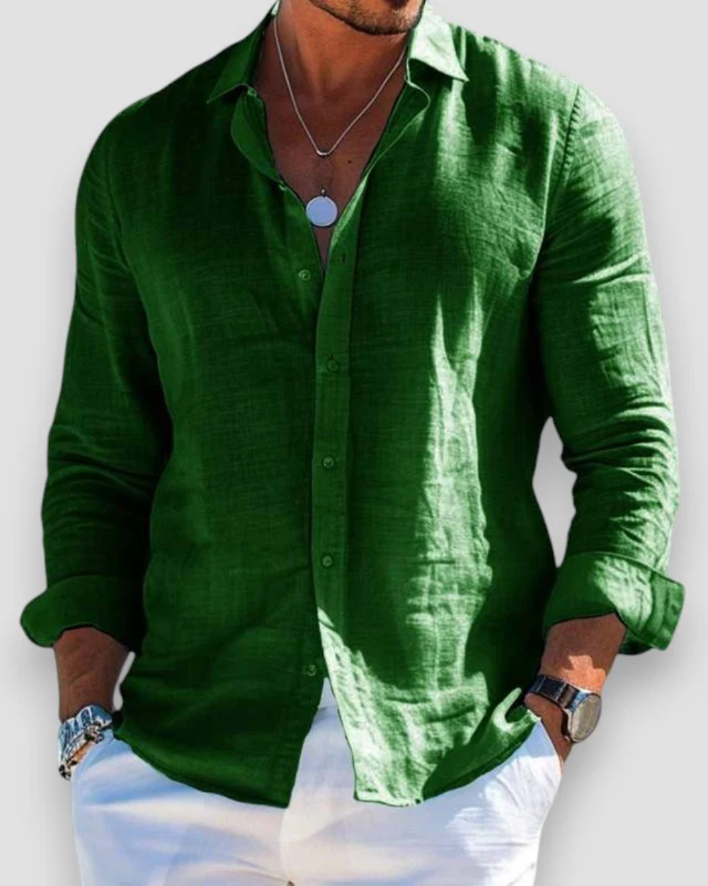 Connor - Casual Summer Long Sleeve Shirt