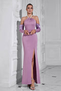 Modern Sexy Cross Neckline Evening Dress