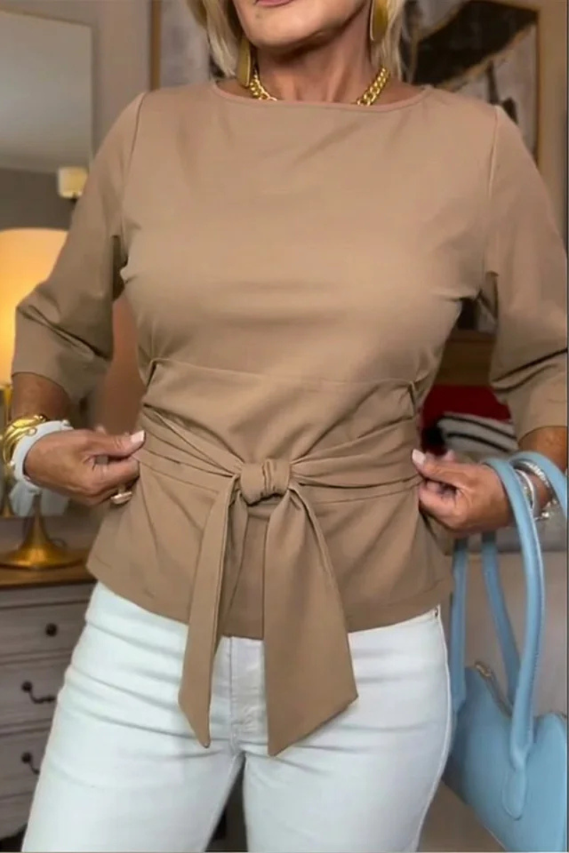 Daria - Stylish Bow Waist Top