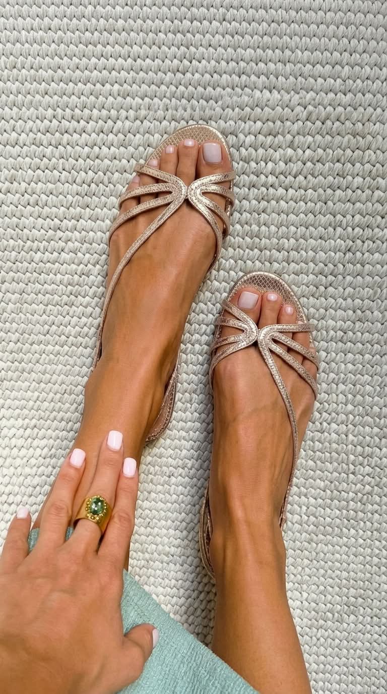 Erin | Golden Sandals Summer Essence