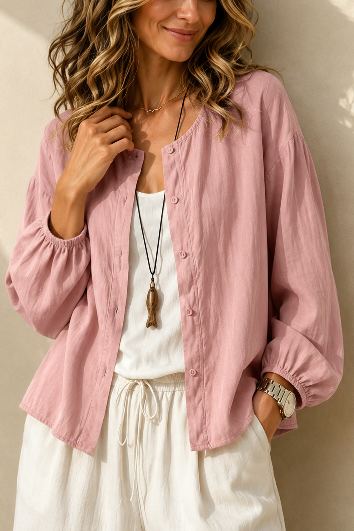 Sienna – Loose Fit Button-Down Shirt