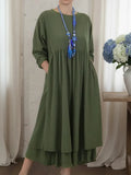 Women’s Long Sleeve Midi Dress