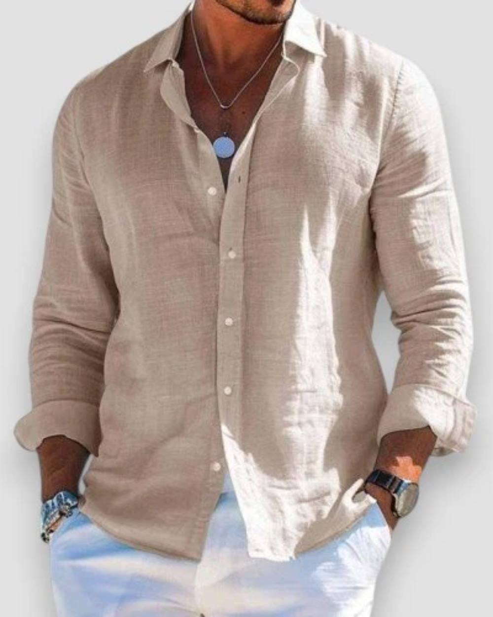Connor - Casual Summer Long Sleeve Shirt