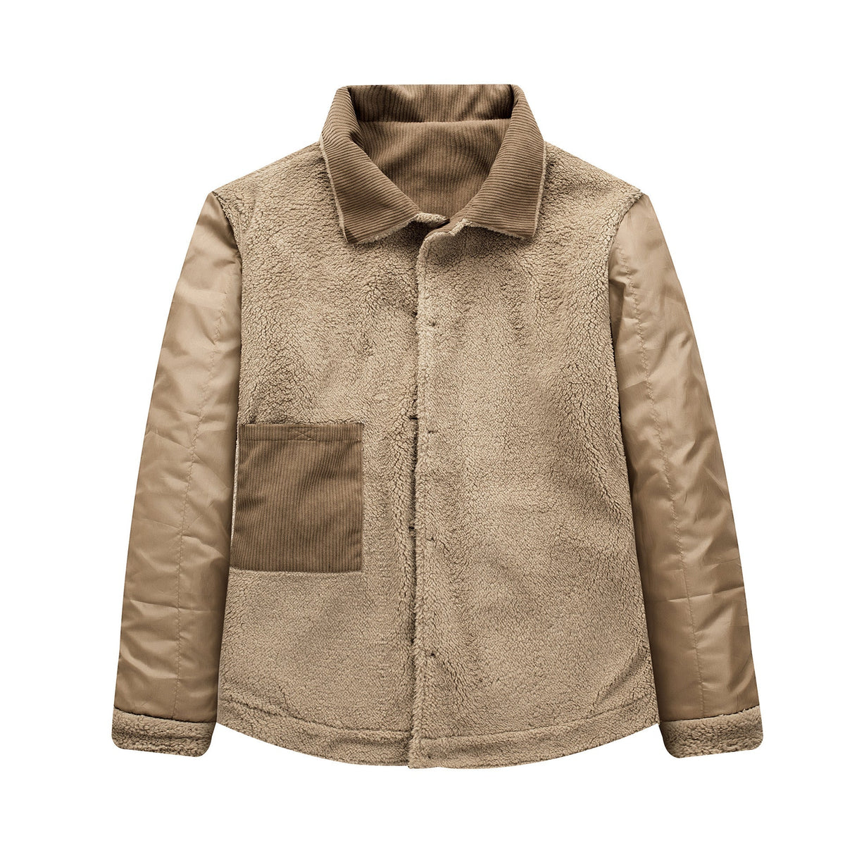 Lined Wool Blend Jacket