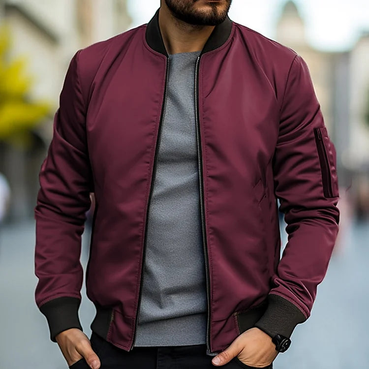 Lined Bomber Jacket