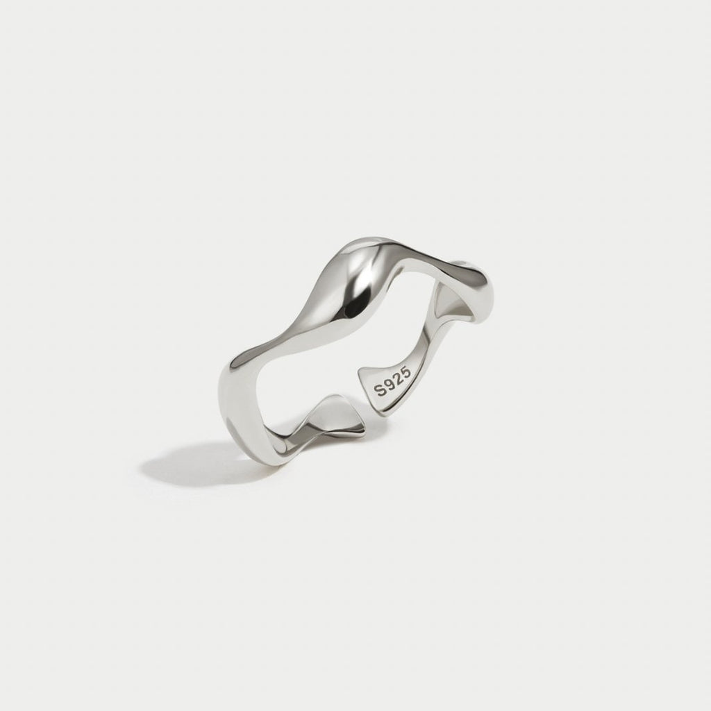Ione Adjustable Silver Ring