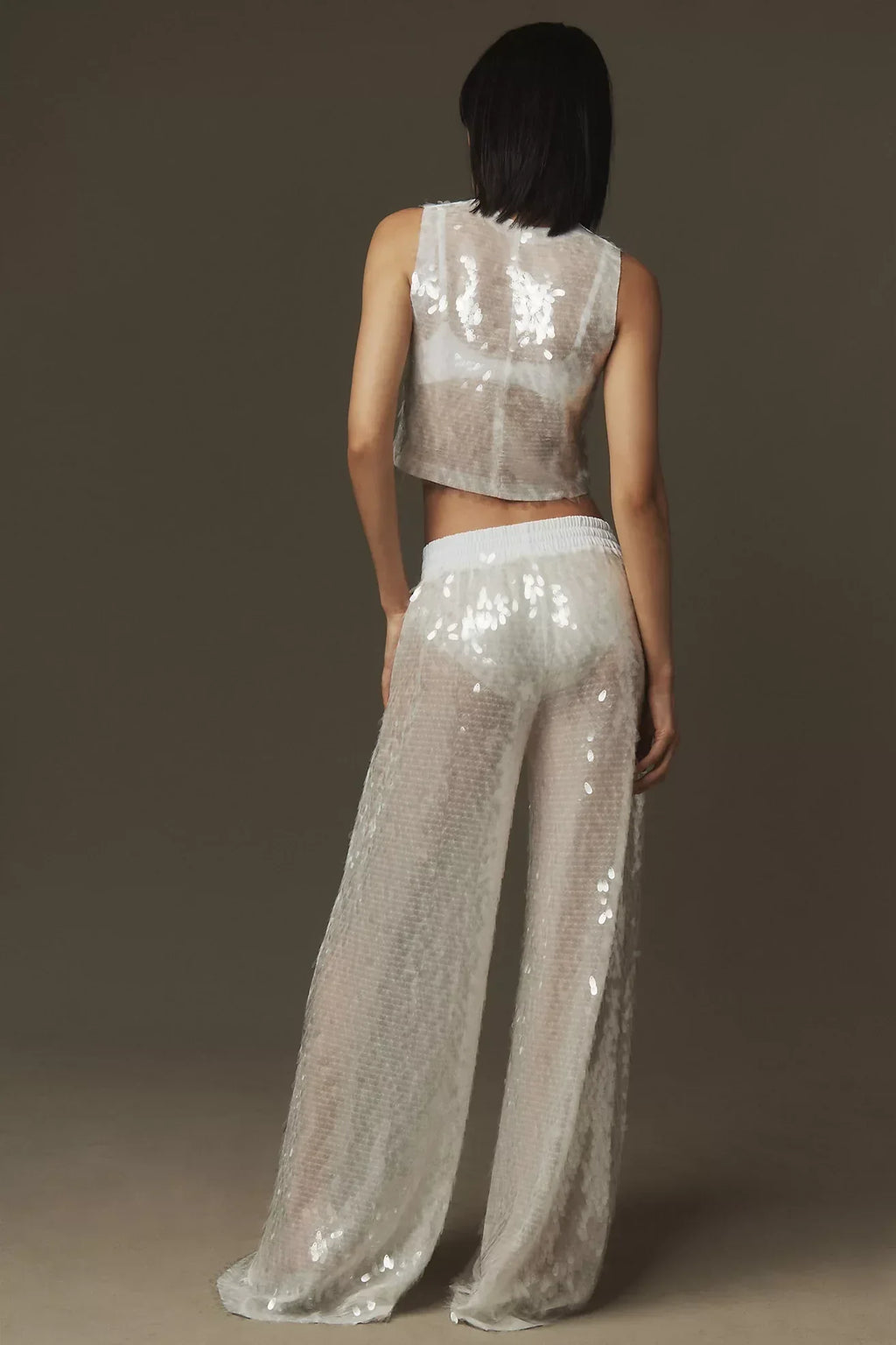 Boyfriend Sequined Trousers