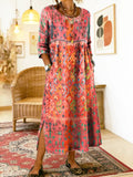 Francisca - Elegant Printed Dress