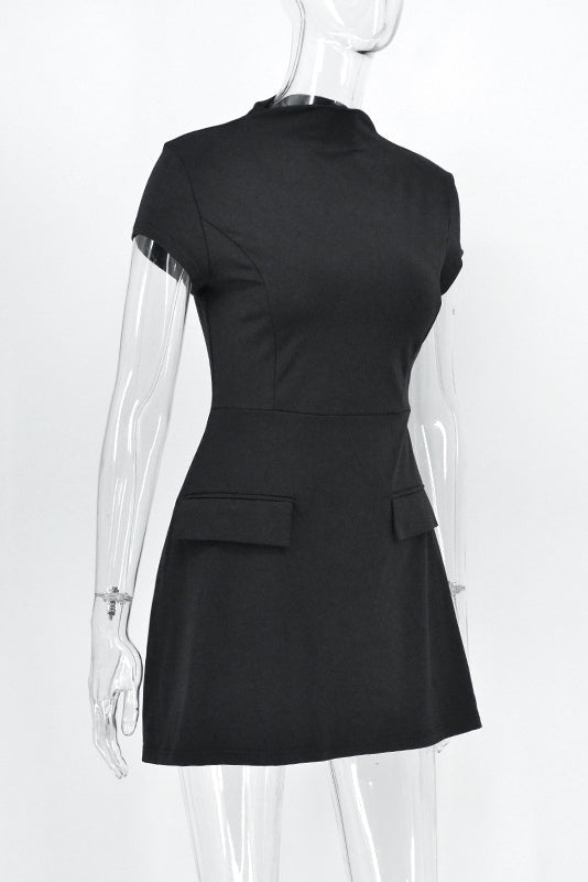 Thea Mini-Length Dress Black