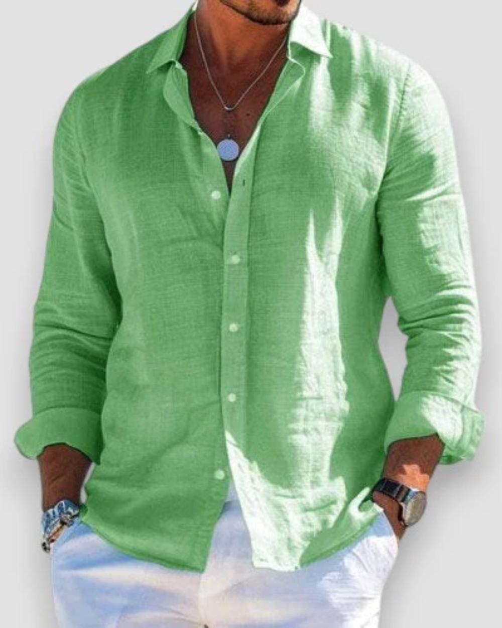 Connor - Casual Summer Long Sleeve Shirt