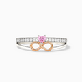 Eternal Infinity Ring - Mother & Daughter
