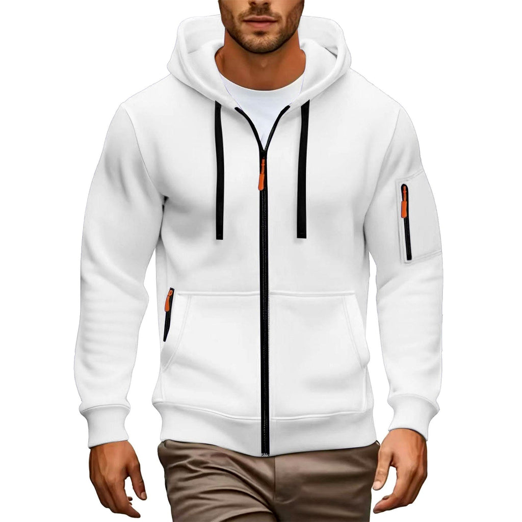 Adrian - Men’s Full-Zip Drawstring Hoodie