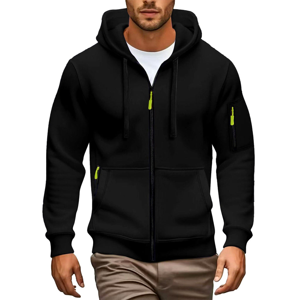 Adrian - Men’s Full-Zip Drawstring Hoodie