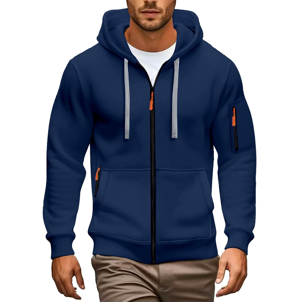 Adrian - Men’s Full-Zip Drawstring Hoodie