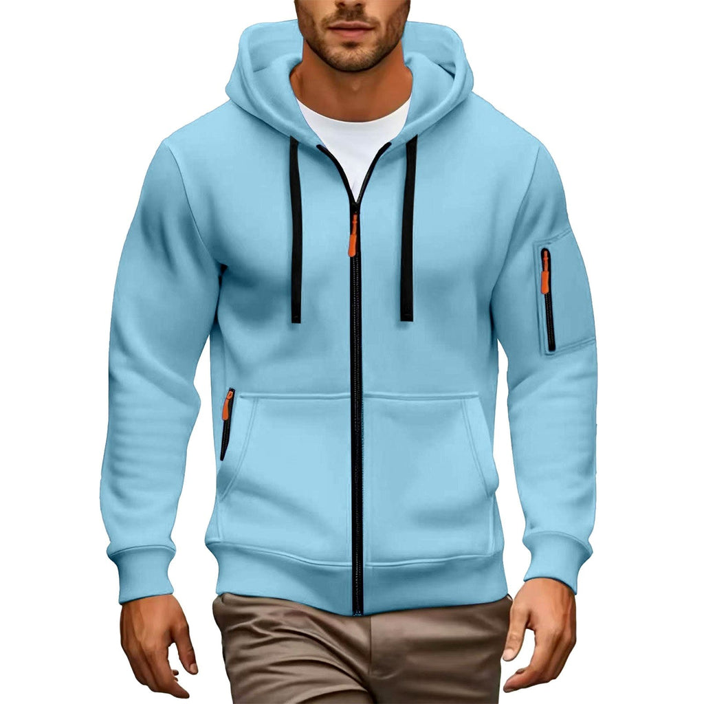 Adrian - Men’s Full-Zip Drawstring Hoodie