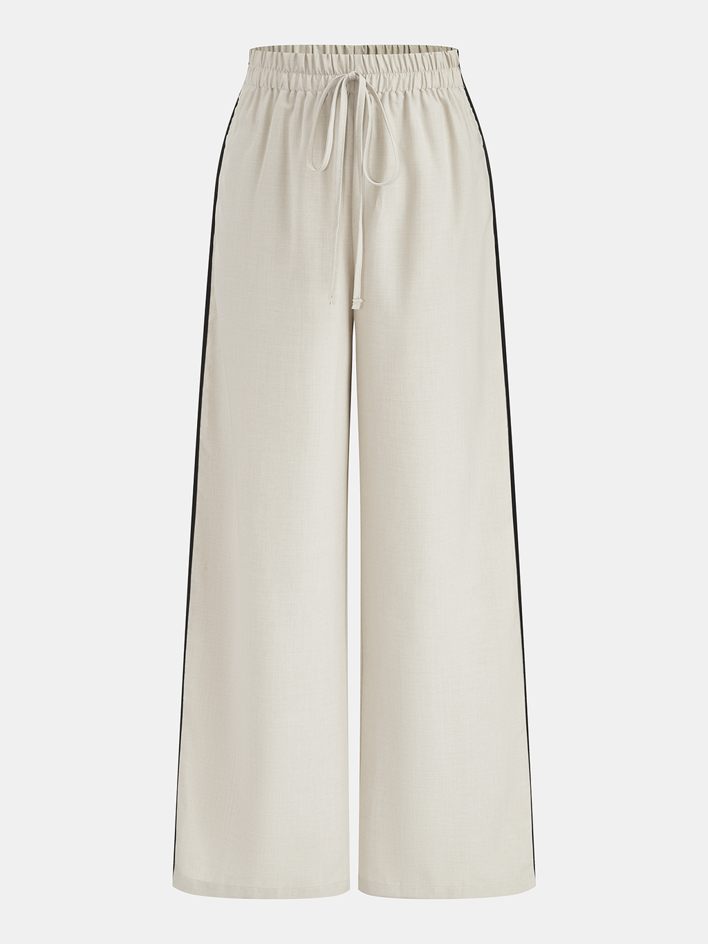 Women's Sleeveless Tailored Waistcoat and Wide Leg Trousers Set – Button Front Vest with Drawstring Waist for Smart Casual Summer Wear