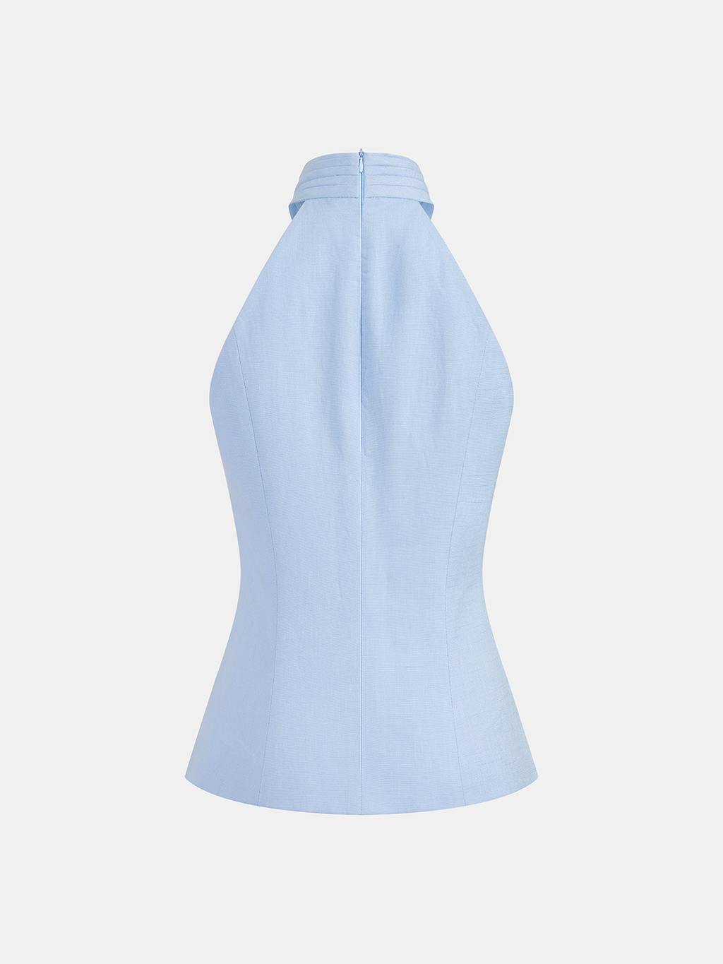 Women’s Halter Neck Button Front Waistcoat and Tailored Shorts Set – Lightweight Linen Blend Summer Outfit for Elegant Casual Wear