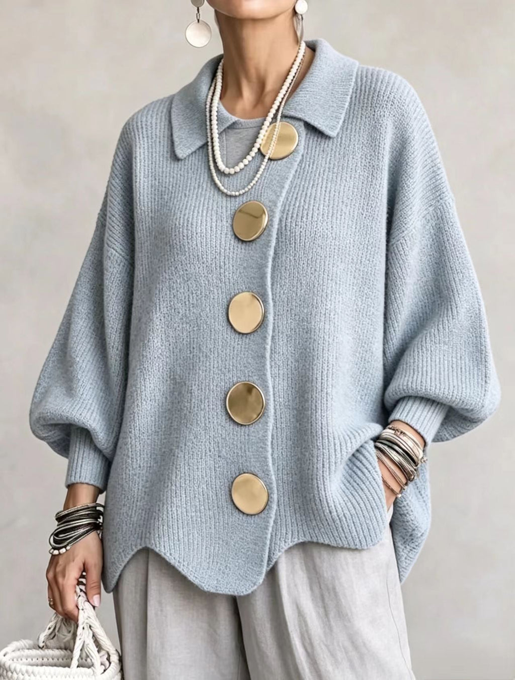 Cora - Heavyweight Oversized Cardigan