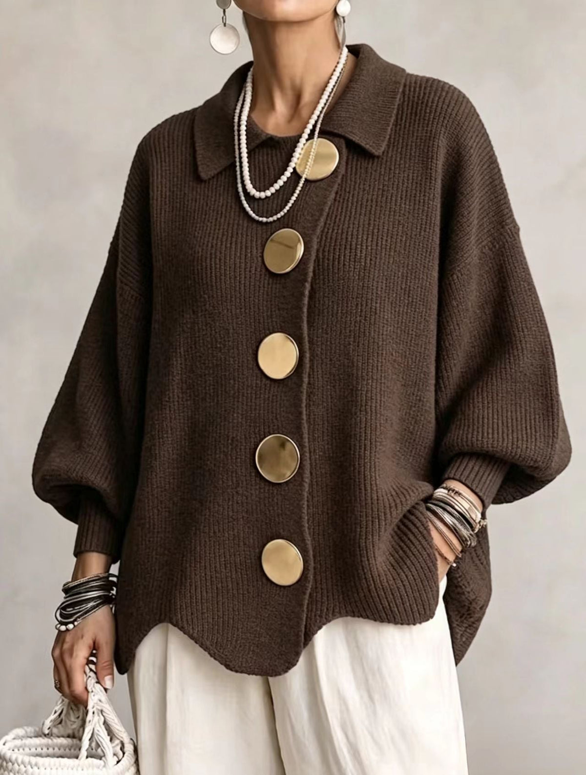 Cora - Heavyweight Oversized Cardigan