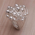 Vintage Silver Sprout & Leaf Ring
