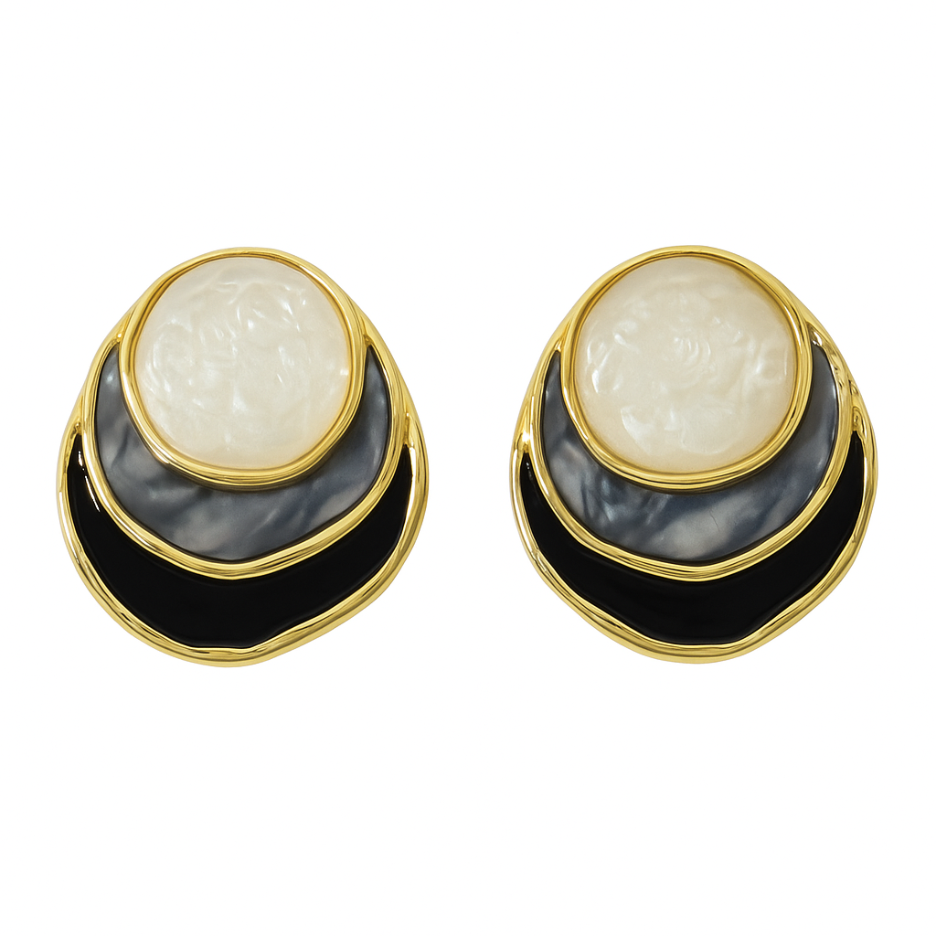 Luxe Three-Layer Ocean Hoop Earrings - Exclusive Limited Edition