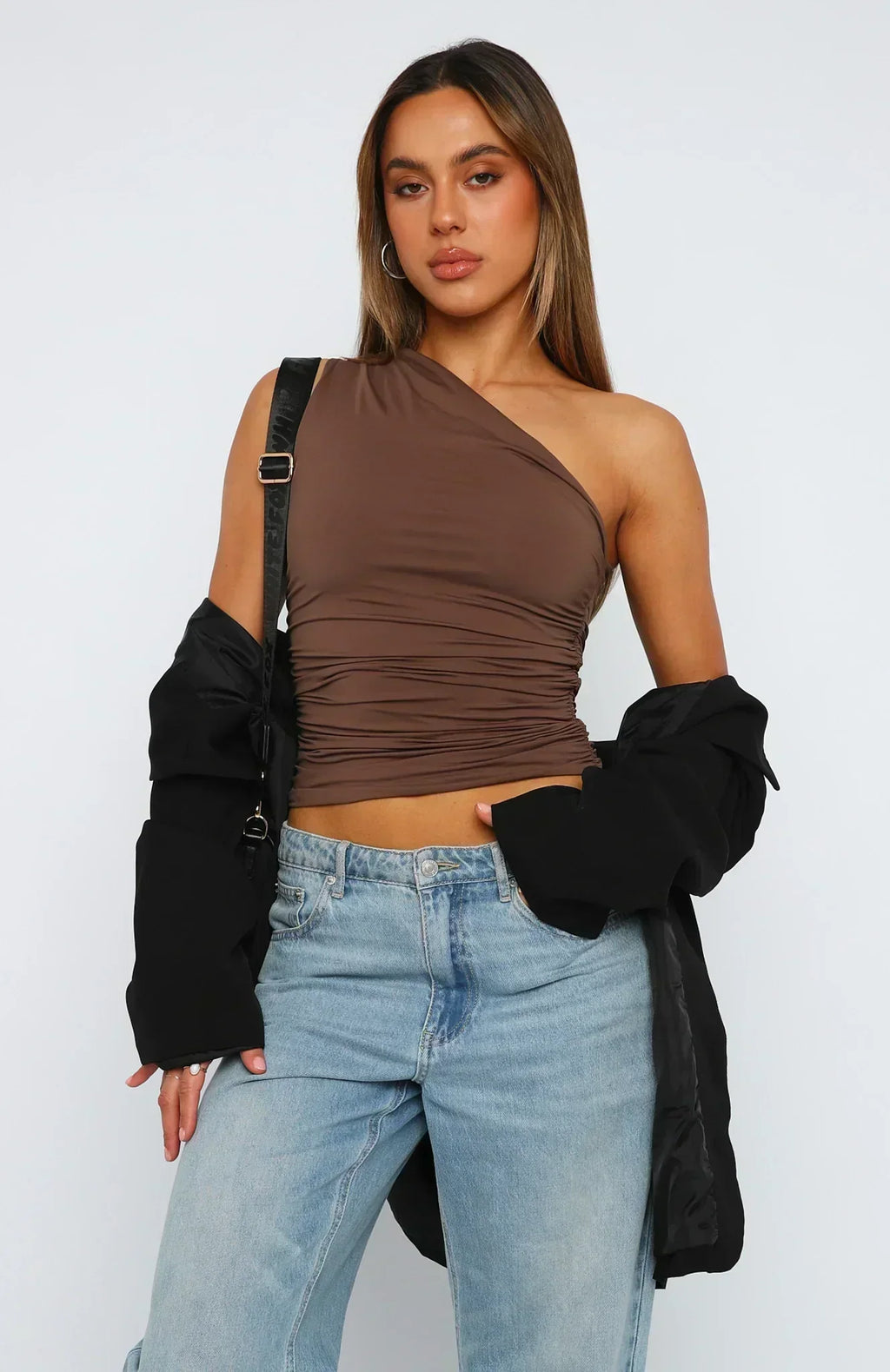 Imaya - Twisted One-Shoulder Top