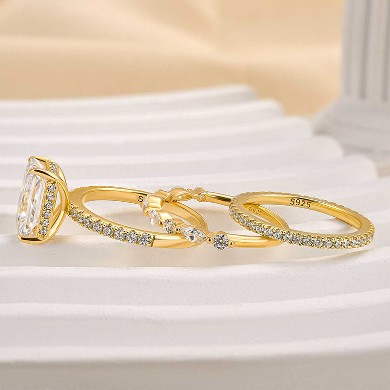 Jaily 3-Piece Wedding Band Set - Hécate