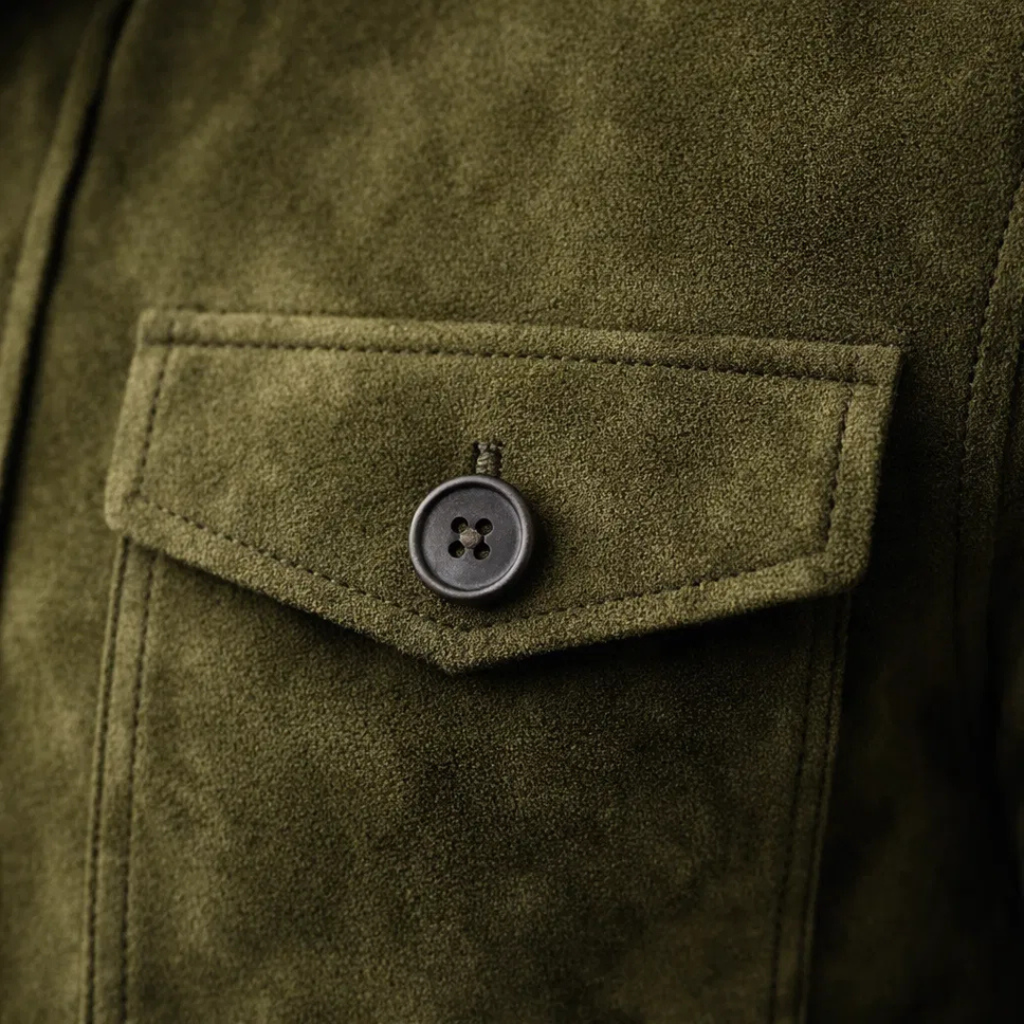 Jacob - Classic Pocket Suede Jacket