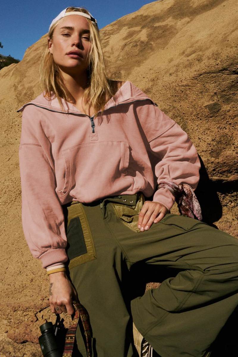 Modern Fern Pocketed Hoodie Lightweight Jacket Crepe
