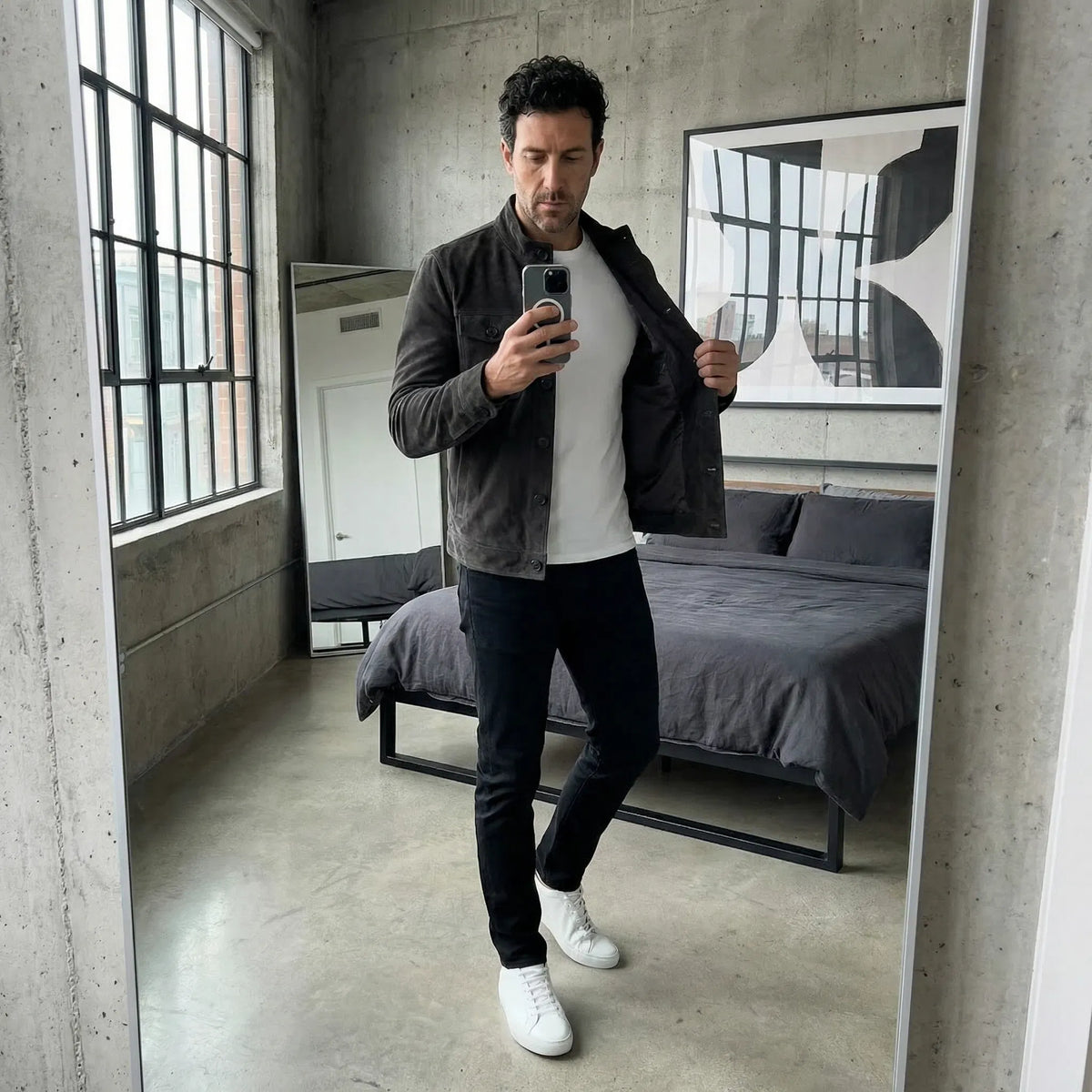 Jacob - Classic Pocket Suede Jacket