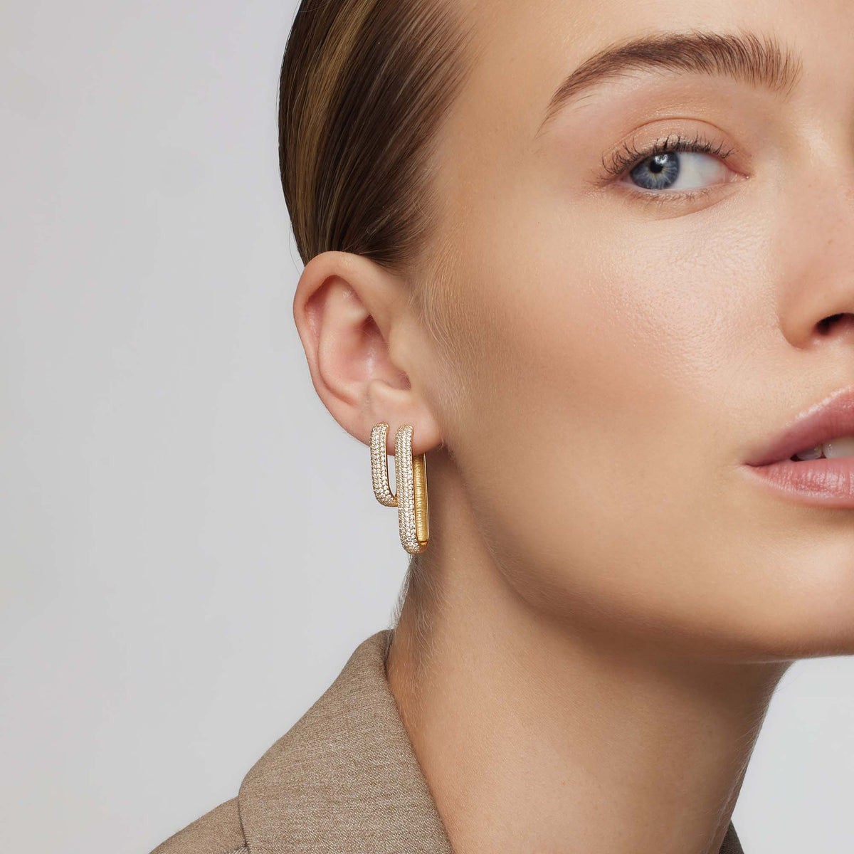 Icon Pavé Hoops - Genoveva