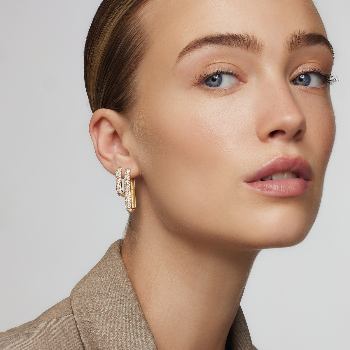 Icon Pavé Hoops - Genoveva