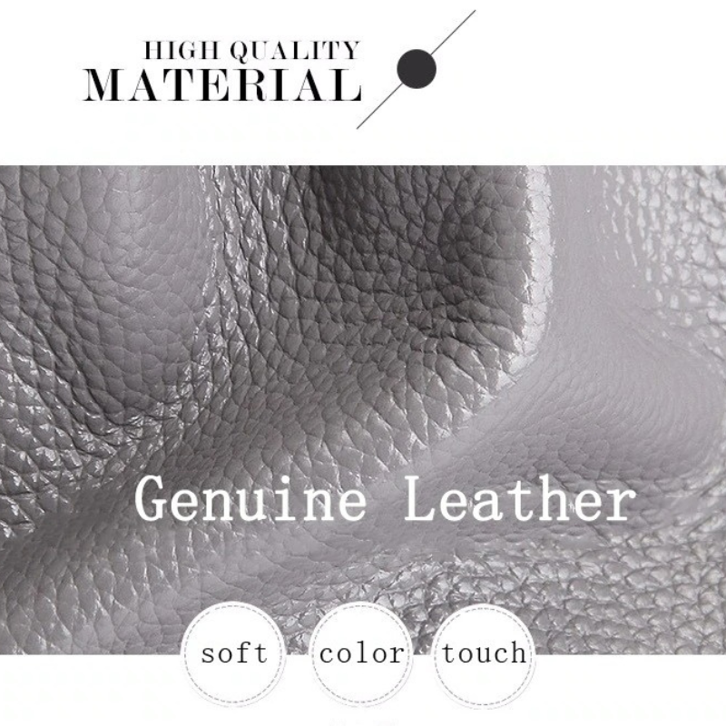 Alana - Shoulder Crossbody Genuine Leather Handbags Head Layer Cowhide Litchi Grain Women Handbag