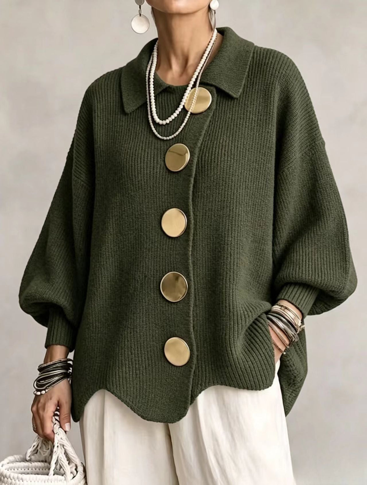 Cora - Heavyweight Oversized Cardigan