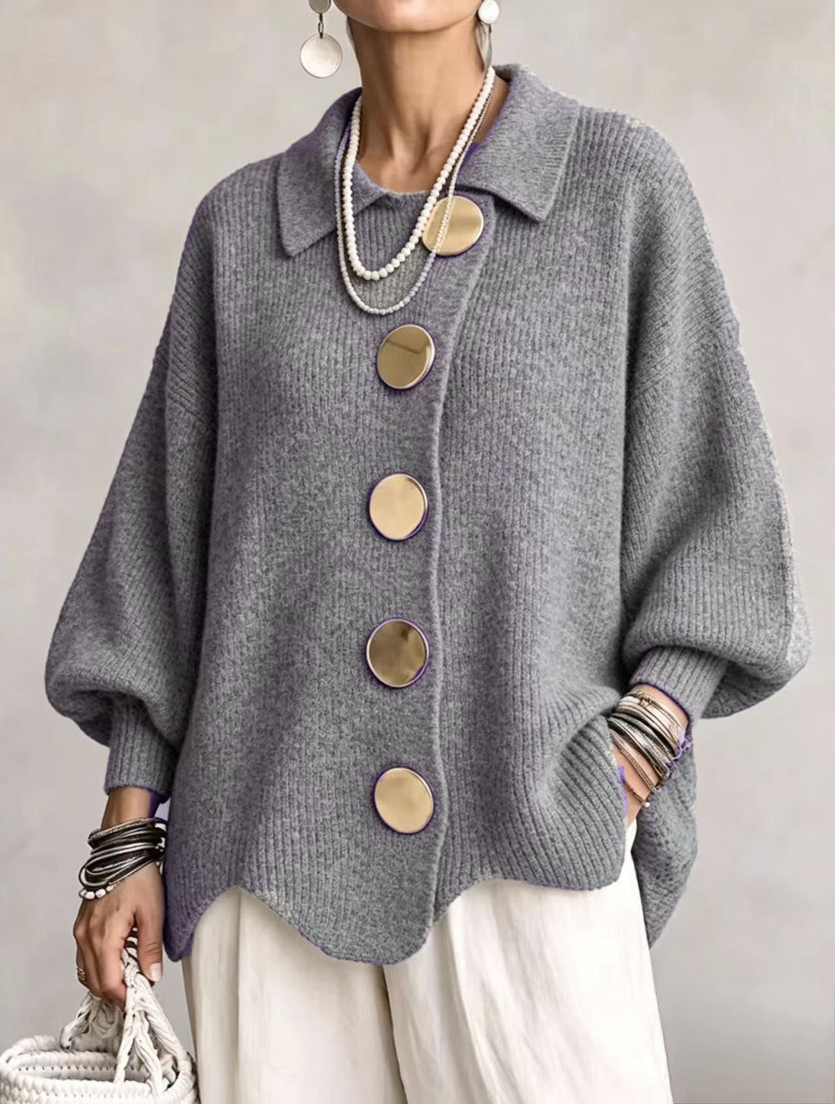 Cora - Heavyweight Oversized Cardigan