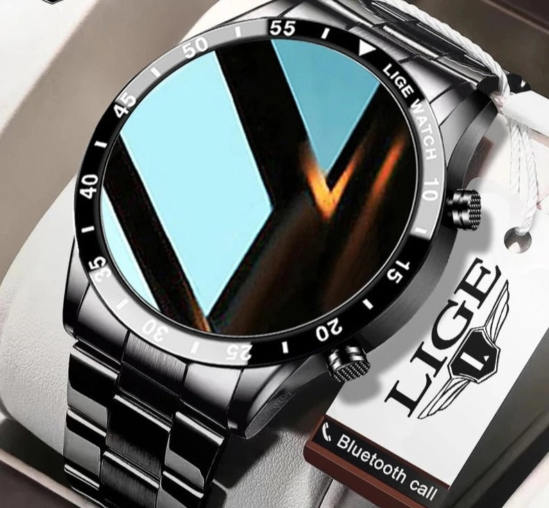 Luxury Men's Smartwatch - Multisport Mode - Health Monitoring