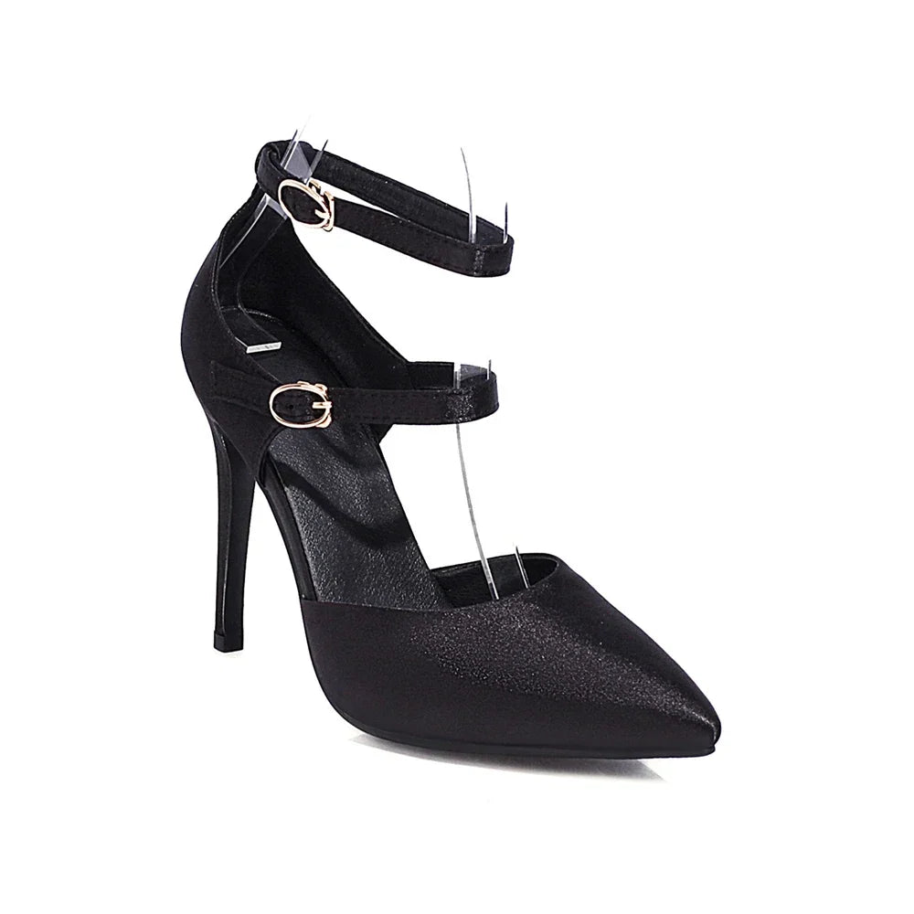 Women’s Pointed-Toe Ankle-Strap Heels