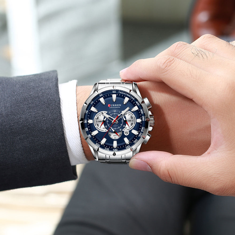 Cassian - 3-Dial Chronograph Luxury Wristwatch