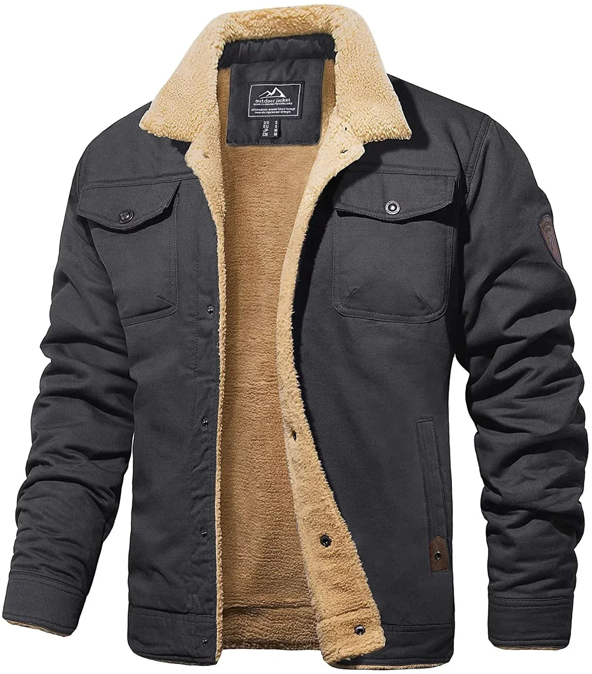 Wool Blend Outdoor Jacket