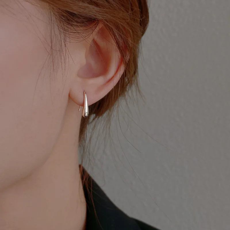 Sterling Silver Water Drop Earrings - Limited Edition