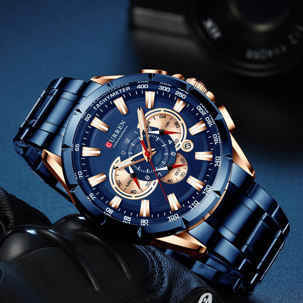 Cassian - 3-Dial Chronograph Luxury Wristwatch