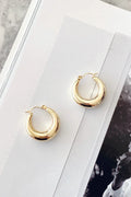 Statement Essential Hoop Earrings Gold